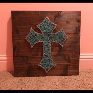 cross string art
